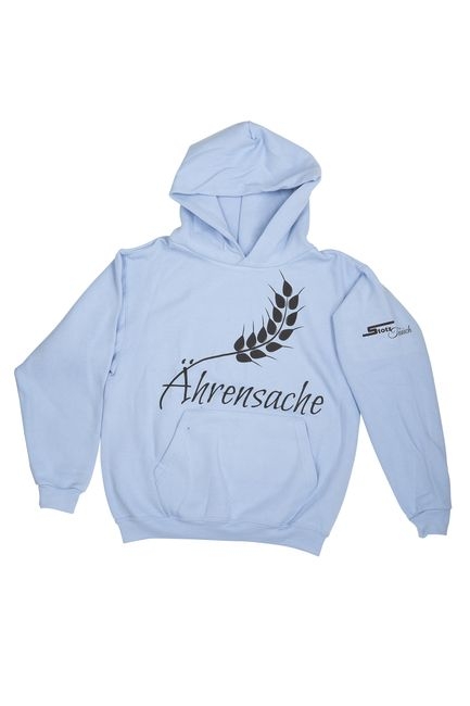 Hoodie, Ährensache, hellblau